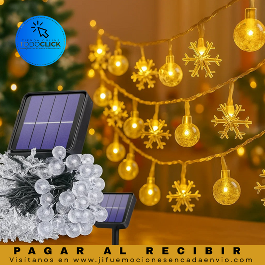 GUIRNALDA SOLAR NAVIDEÑA STELLALUX™ ⭐⭐⭐⭐⭐