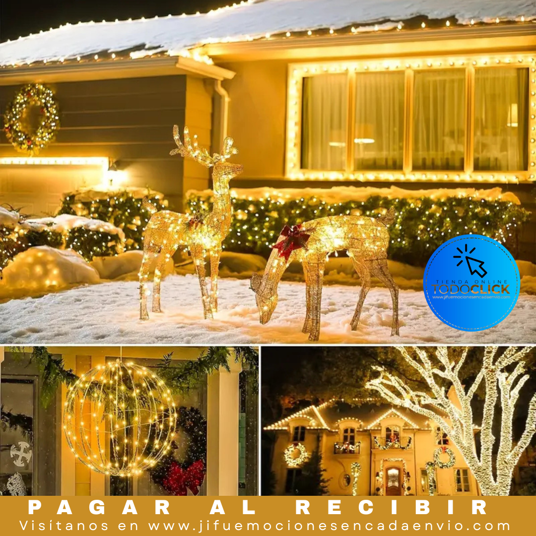 LUZ SOLAR NAVIDEÑA HOLIDAYGLOW™ ⭐⭐⭐⭐⭐
