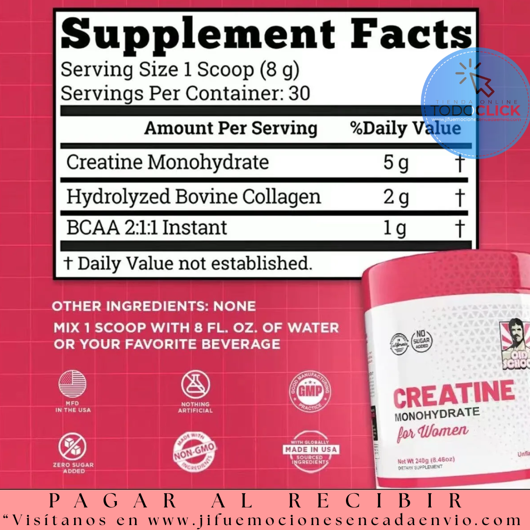 CREATINA FEMENINA PREMIUM POWERSHAPE™ ⭐⭐⭐⭐⭐